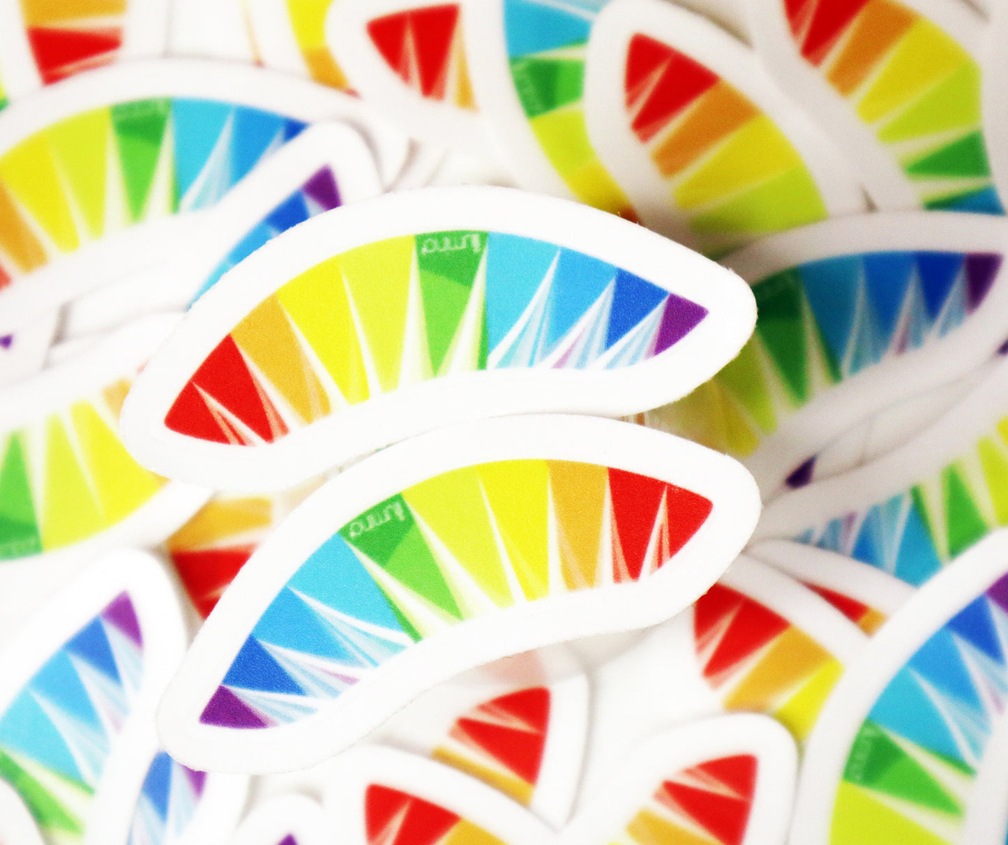 Rainbow Lash Map Stickers