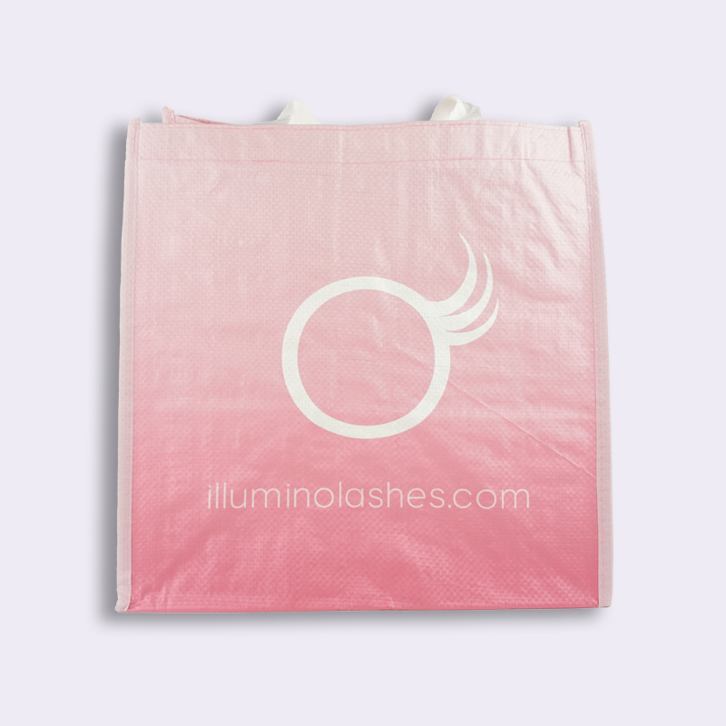 LARGE PINK SHOPPING BAGS