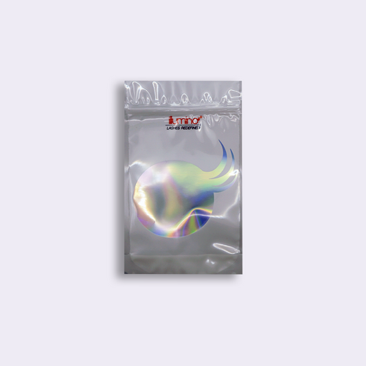 RESEALABLE POUCH – HOLOGRAPHIC WITH CLEAR WINDOW